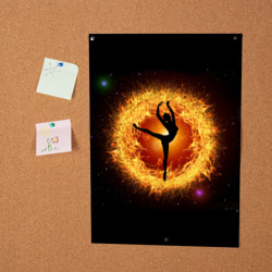 Постер Танец балерины в огненном шаре - фото 2
