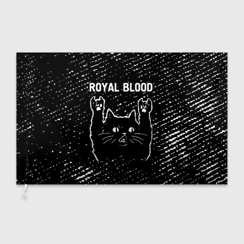 Флаг 3D Группа Royal Blood и рок кот - фото 3