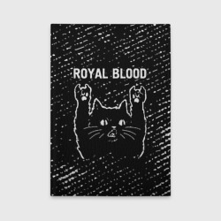 Обложка для автодокументов Группа Royal Blood и рок кот