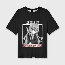 Женская футболка oversize 3D ToraDora Aisaka Taiga