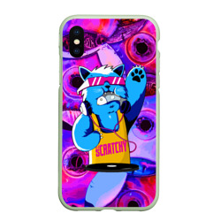 Чехол для iPhone XS Max матовый DJ Scratchy in Pink glasses