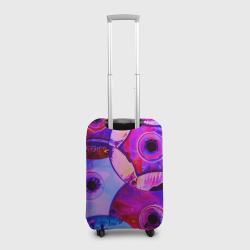 Чехол для чемодана 3D DJ Scratchy in Pink glasses, цвет 3D печать - фото 2