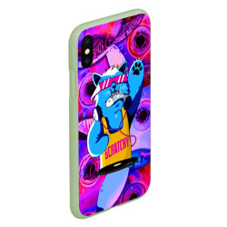 Чехол для iPhone XS Max матовый DJ Scratchy in Pink glasses - фото 2