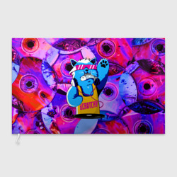 Флаг 3D DJ Scratchy in Pink glasses