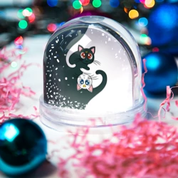 Игрушка Снежный шар Луна и Артемис инь-янь - фото 2