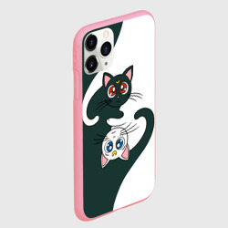 Чехол для iPhone 11 Pro Max матовый Луна и Артемис инь-янь - фото 2