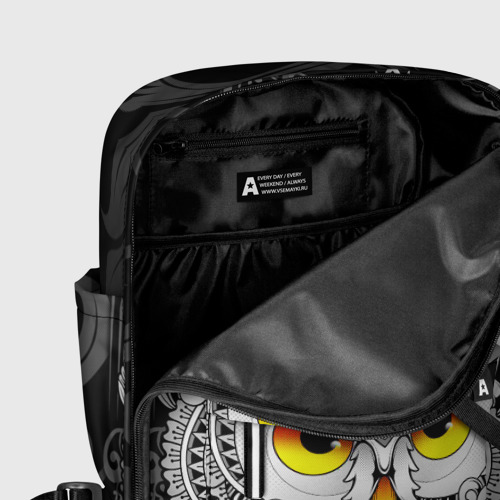 Женский рюкзак 3D Сова с золотыми глазами - фото 6