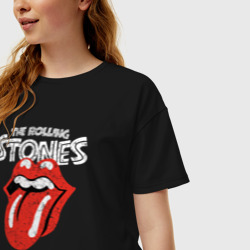 Женская футболка хлопок Oversize The Rolling Stones 78 - фото 2