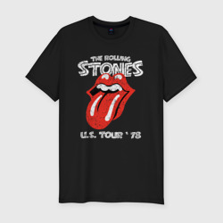 Мужская футболка хлопок Slim The Rolling Stones 78