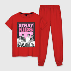 Женская пижама хлопок Stray Kids boy band
