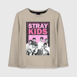 Детский лонгслив хлопок Stray Kids boy band