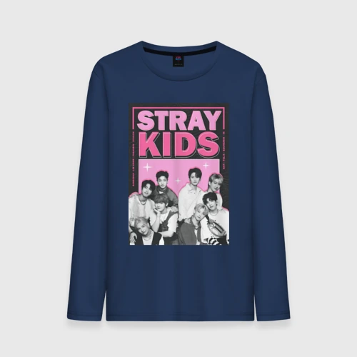 Мужской лонгслив хлопок Stray Kids boy band