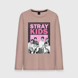 Мужской лонгслив хлопок Stray Kids boy band
