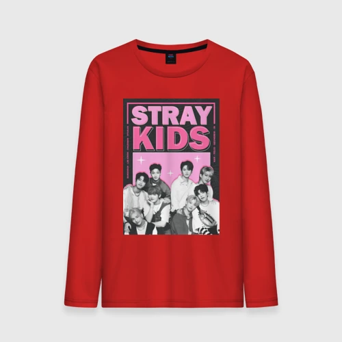 Мужской лонгслив хлопок Stray Kids boy band