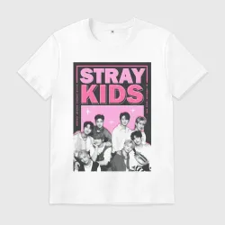 Мужская футболка хлопок Stray Kids boy band