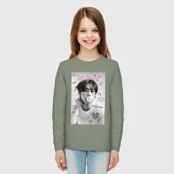 Детский лонгслив хлопок Lee Know Stray Kids - фото 2