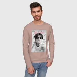 Мужской лонгслив хлопок Lee Know Stray Kids - фото 2