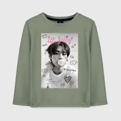 Детский лонгслив хлопок Lee Know Stray Kids