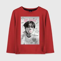Детский лонгслив хлопок Lee Know Stray Kids