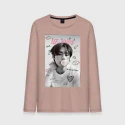 Мужской лонгслив хлопок Lee Know Stray Kids