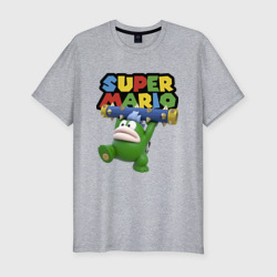 Мужская футболка хлопок Slim Super Mario - Spike - Character