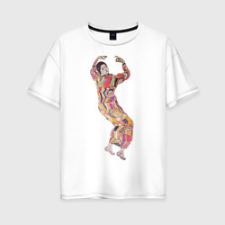 Fraulein Beer Egon Schiele – Женская футболка хлопок Oversize с принтом купить со скидкой в -16%