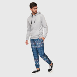 Мужские брюки 3D Вязанный стиль   классика - фото 2