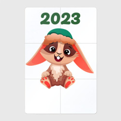 Магнитный плакат 2Х3 Зайка - символ 2023 года