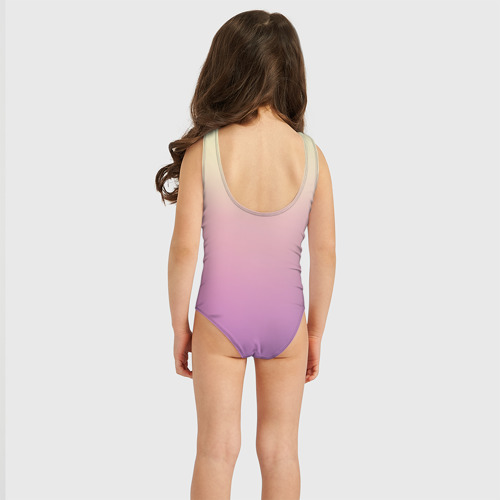 Детский купальник 3D Поза лотоса в йоге, цвет 3D печать - фото 4