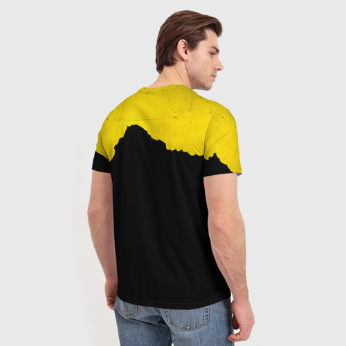 Мужская футболка 3D с принтом Twenty One Pilots accident, вид сзади #2