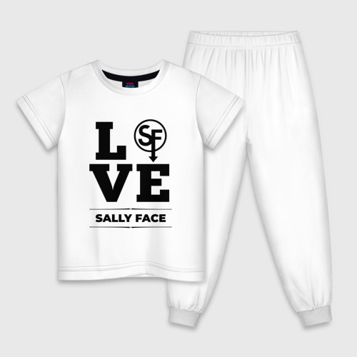 Детская пижама хлопок Sally Face love classic