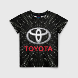 Детская футболка 3D Тойота, эмблема, автомобильная тема