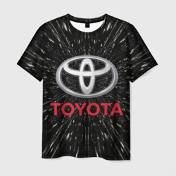 Мужская футболка 3D Тойота, эмблема, автомобильная тема