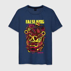Фальшивый король – Мужская футболка хлопок с принтом купить со скидкой в -20%