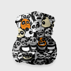 Бандана-труба 3D Злобные панды