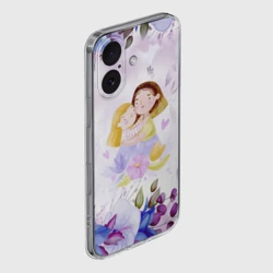 Чехол для iPhone 16 силиконовый с защитой камеры Подарок любимой мамочке! - фото 2