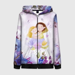 Женская толстовка 3D на молнии Подарок любимой мамочке!