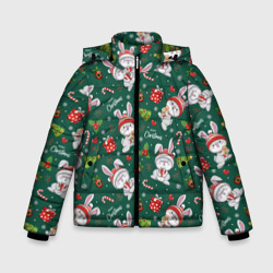Зимняя куртка для мальчиков 3D Merry Christmas Rabbit 2023