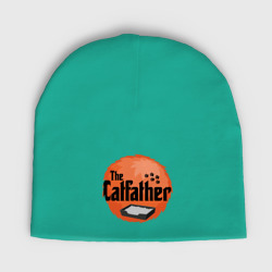 Детская шапка демисезонная Cat father