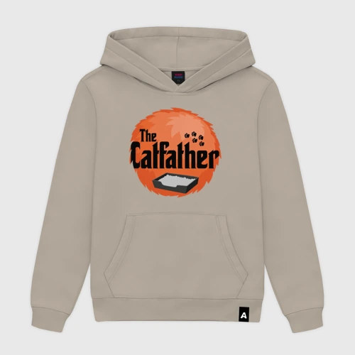 Мужская толстовка хлопок Cat father