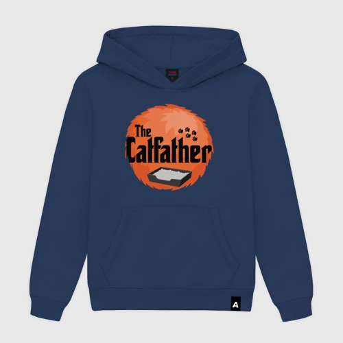 Мужская толстовка хлопок Cat father