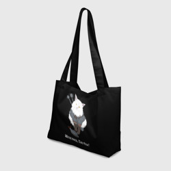 Пляжная сумка 3D Котьмак Плотва чёрный - фото 2