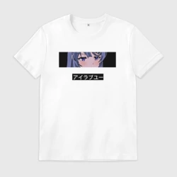 Мужская футболка хлопок Маи Сакурадзима этот глупый свин