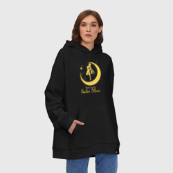 Худи SuperOversize хлопок Sailor Moon gold - фото 2