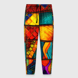 Мужские брюки 3D Лоскутная мозаика - пэчворк