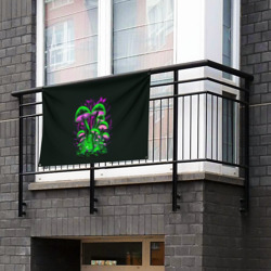Флаг-баннер Фантастические кислотные грибы - фото 2