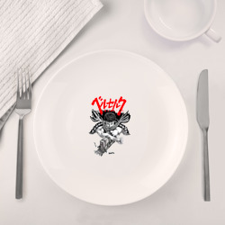 Набор: тарелка + кружка Berserk черный мечник - фото 2