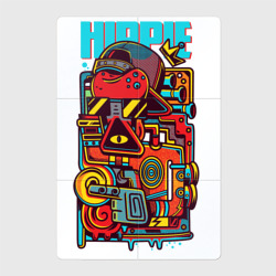 Робот хиппи – Магнитный плакат 2Х3 с принтом купить
