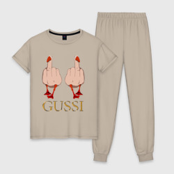 Женская пижама хлопок Два весёлых гуся - Gussi - fashion 2055