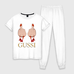 Женская пижама хлопок Два весёлых гуся - Gussi - fashion 2055